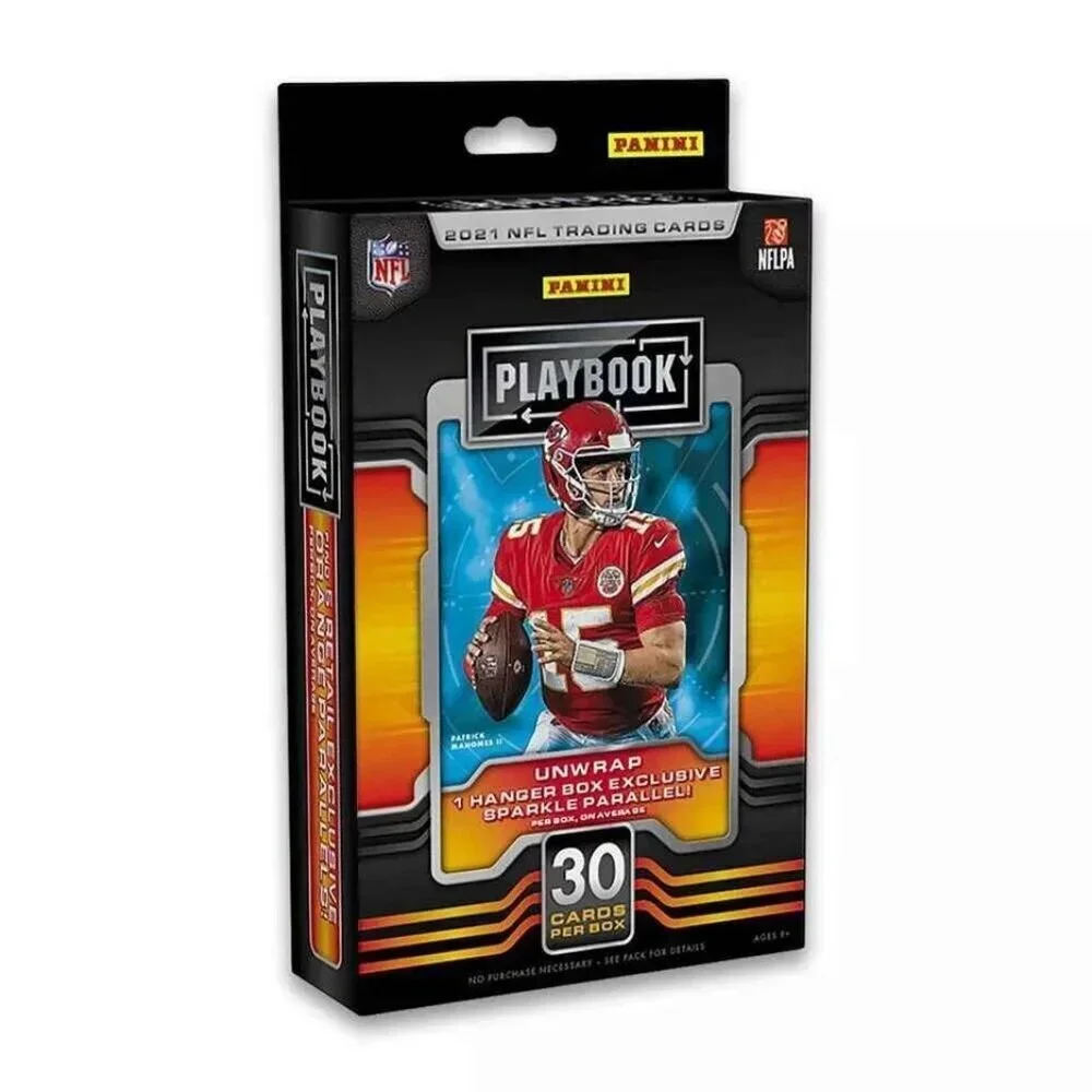 2 Box Lot 2021 Playbook NFL Football Mega Box and Hanger Box Auto Or Memorabilia